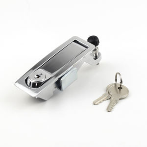 Cerradura de panel de botón pulsador de aleación de zinc, cerradura de puerta de armario, caja de caravana, cerradura de gatillo de compresión - Product Image 1