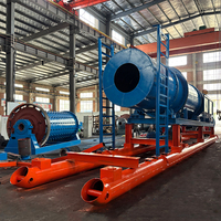 20-60tph Drum putar portabel Trommel Scrubber mesin cuci tambang emas untuk dijual di Afrika