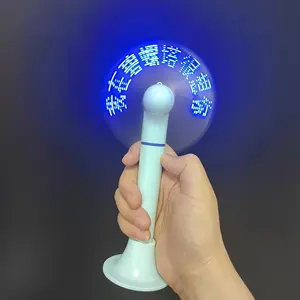 LINLIGIFTS Multi-Function USB Charging Flash Fan Pen LED Display Fan Pen DIY Message Fan