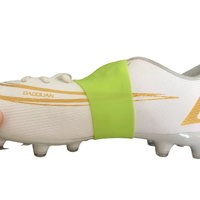 Couvre-chaussure d'entraînement de couleur personnalisée bande de dentelle de football protéger taquet couvre-chaussure accessoires de lacet élastique