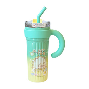แก้วน้ำสแตนเลส Alpha Sleep Time พร้อมหลอดดูด 500 มล. สำหรับเด็ก ของขวัญ ซัมเมอร์ 2025 - Product Image 1
