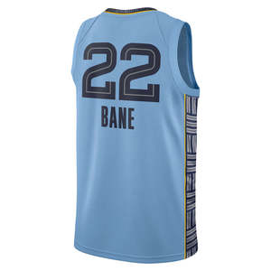 Memphis pour hommes # Maillot de basketball brodé pour jeunes, édition City, avec logos de vêtements de sport, uniforme d'été cousu, inspiré de Desmond - Product Image 2
