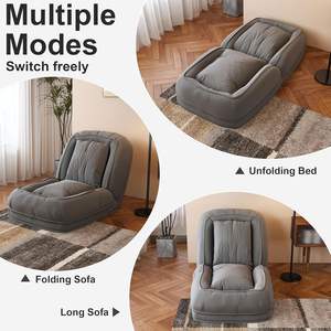 <span class=keywords><strong>Cama</strong></span> Grande para Perros y Personas Adultas - Sofá <span class=keywords><strong>Nido</strong></span> Plegable de Pana con Reclinable Ajustable - <span class=keywords><strong>Cama</strong></span> Gigante Tipo Puff - Fábrica OEM/ODM - Product Image 4