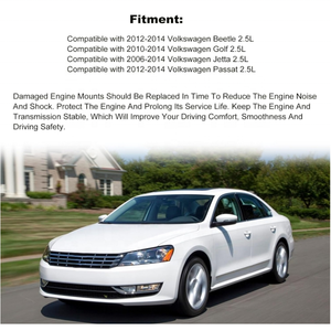 1K0199855AE 1K0199855AN 5 шт. крепление двигателя и крепление трансмиссии для VW Jetta Beetle Golf Passat - Product Image 2