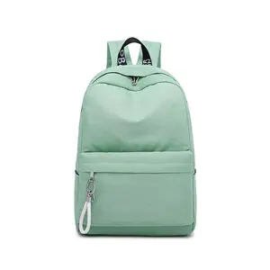 2022 Simple Design Custom Logo Lightweight Waterproof Oxford Laptop Backpack Student Bookbag Mochila Ruck Sack Kids School Bags