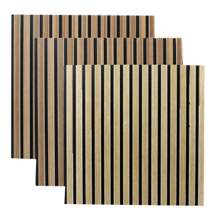 グレーフェルト音響スラッテッドウッドウォールパネル高密度音響処理スタジオルーム壁用 - Product Image 1