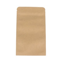 Sachets d'Échantillons d'Emballage en Papier Kraft Trois Côtés Scellés d'Usine pour Thé Vert, Café et Snacks, Sacs d'Emballage en Aluminium