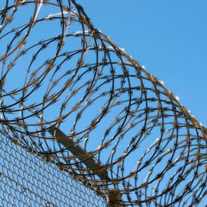 Fil de fer galvanisé anti-corrosion, fil barbelé en spirale, clôture de sécurité avec bord tranchant - Product Image 5