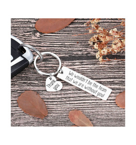 Llavero <span class=keywords><strong>de</strong></span> Acero Inoxidable con la Frase 'No Seríamos el Equipo Sin Ti', Regalo <span class=keywords><strong>de</strong></span> Agradecimiento para Compañeros <span class=keywords><strong>de</strong></span> Trabajo - Product Image 5