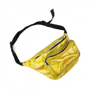 Bas Sport PVC Sac de taille étanche Holographique Brillant Fanny Pack Sac pour téléphone portable - Product Image 4