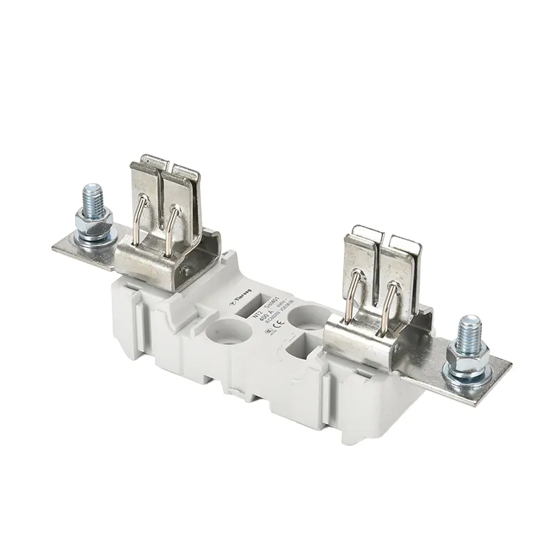 Base de fusíveis NT2 hrc din rail 500VAC 690VAC 400A de baixa tensão para aplicação industrial