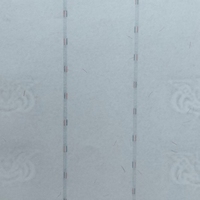 Papier à filigrane blanc utilisé par les entreprises, sécurité renforcée grâce à des fibres spéciales, fil de sécurité holographique