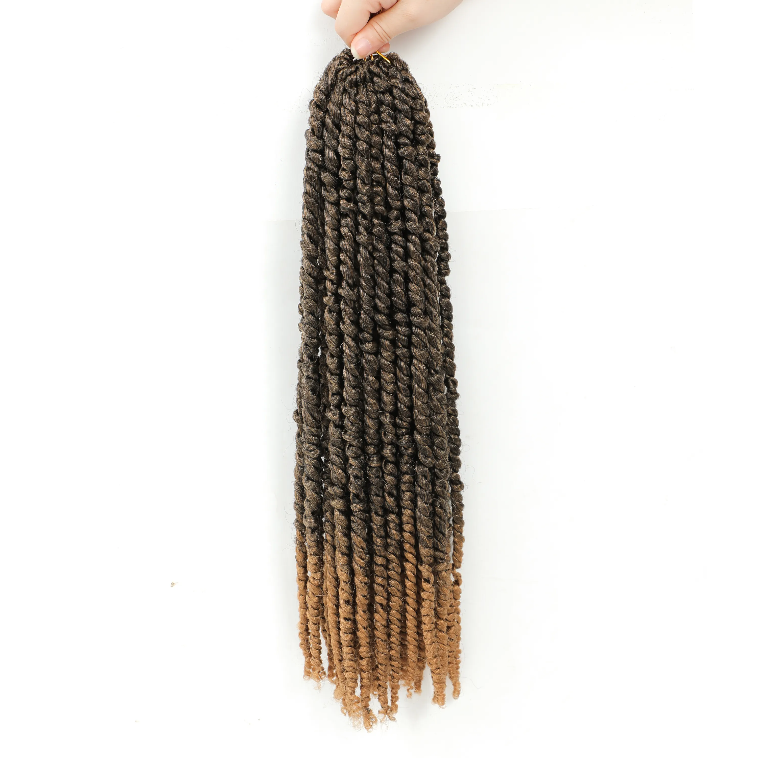 दो टोन प्राकृतिक रंग crochet braids अशुद्ध locs मोड़ बाल crochet 11 किस्में सिंथेटिक crochet ब्रेडिंग बाल विस्तार