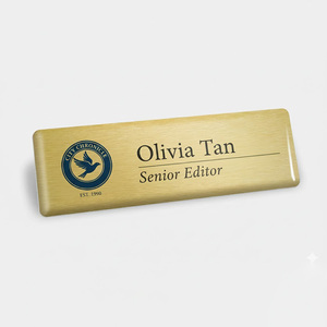 Placa de Identificación Magnética Personalizable <span class=keywords><strong>con</strong></span> Logotipo, de Aluminio, Reutilizable, para Empleados, <span class=keywords><strong>con</strong></span> Imán - Product Image 2