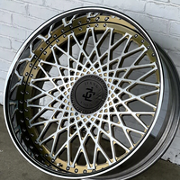 Volant forgé sur mesure, volant de direction personnalisé, 5x120, jantes à empattement décalé de 18 à 26 pouces pour Ford Mustang Dodge Charger