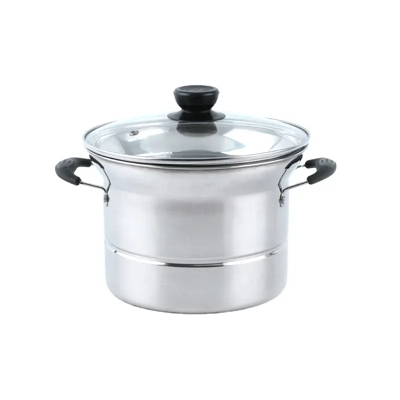 High quality stainless steel with water barrier Korean style noodles cooking bowl cookware