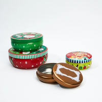Nouvelles boîtes en métal recyclables avec couvercle, personnalisables, pour bougies artisanales, contenants de 2oz à 8oz, avec logo personnalisé