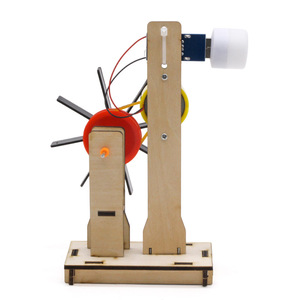 Générateur hydroélectrique à roue à aubes, modèle 2, entraînement par courroie, kit éducatif DIY, jouet d'expérimentation scientifique - Product Image 3
