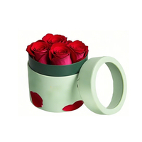 Boîtes cadeaux en carton mignonnes avec couvercle imprimé, emballage cylindrique, recyclables, couleur personnalisée, pelliculage mat, boîtes rigides en éponge