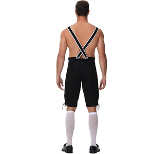 Nuevo Conjunto de Camisa de Manga Larga a Cuadros con Relieve de Poliéster, Disfraz <span class=keywords><strong>COS</strong></span>, Uniformes para Restaurante y Bar de Oktoberfest, Pantalones Casuales para Hombre - Product Image 6