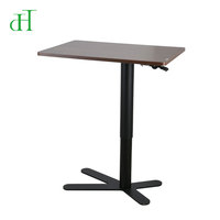Meubles de salon au design moderne, table basse pneumatique réglable en hauteur avec table d'appoint convertible modulaire