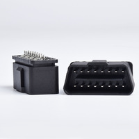 Adaptador de Interfaz de Diagnóstico OBDII Universal de 12V con Conector OBD2 Macho Plegable para Vehículo