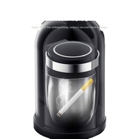 Cendrier de voiture OEM à ouverture à une touche, lumière LED en option, doublure intérieure en plastique, modèle portable A54, accessoire intérieur de véhicule