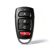 Duplicador de control remoto universal para puerta de garaje de 433MHz con código fijo y código de aprendizaje.