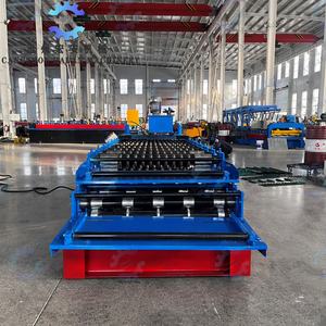 Máquina de Procesamiento de Tejas de Acero de Doble Capa para Complejos Comerciales, Máquina de Conformado de Rollos de Doble Capa Totalmente Automática - Product Image 4