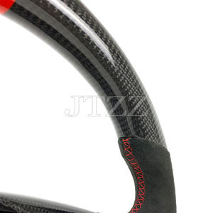 Volante de fibra de carbono de gamuza Alcantara para <span class=keywords><strong>BMW</strong></span> <span class=keywords><strong>E60</strong></span> E61 <span class=keywords><strong>M5</strong></span> E63 E64 M6 <span class=keywords><strong>interior</strong></span> de coche mejorado - Product Image 4