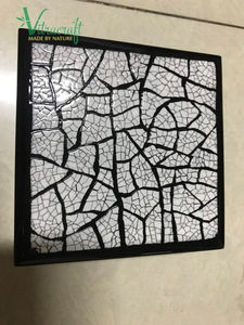 Ensemble de 5 sous-verres, sous-verres laqués, sous-verres carrés. Produits artisanaux. Faites un cadeau significatif. Fait à la main Vietnam Sûr à utiliser - Product Image 6