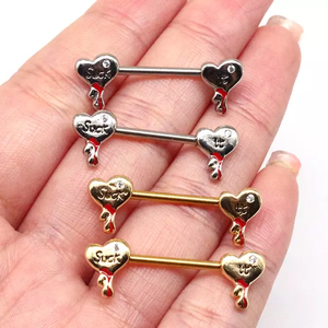 <span class=keywords><strong>Gaby</strong></span>-anillos de conejo de acero inoxidable para mujer, joyería para piercing, pezón, mariposa - Product Image 6