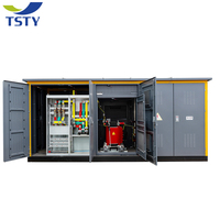 Poste de transformation compact TSTY 630KVA 1600kVA 15kV 400V, poste de distribution extérieur en coffret