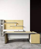 Vente en gros d'usine, ensemble de bureau de direction de luxe sur mesure, bureau de direction pour PDG