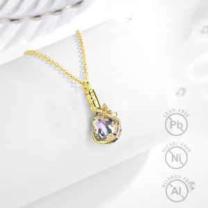 Keepsake Memorial Jewelry 925 Sterling Silver Violet Crystal <strong>Butterfly</strong> Design Cremation Urn Pendant <strong>Necklace</strong> for <strong>Ashes</strong> - Product Image 4