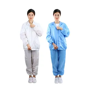 Factory Price Anti-static Lint Free Jump Suit Antistatic Work Ware Cleanroom ESD Garment