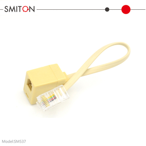 Adaptateur RJ45-RJ9 8P4C-4P4C, adaptateur mural téléphonique, câble d'extension pour <span class=keywords><strong>ligne</strong></span> <span class=keywords><strong>fixe</strong></span> - Product Image 6