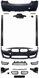 2026 artículo de venta caliente 2012-2019 año parachoques de coche adecuado para <span class=keywords><strong>BMW</strong></span> 3 Series <span class=keywords><strong>F30</strong></span> F35 318i 328i 330e <span class=keywords><strong>335d</strong></span> actualización F80 M3 Kit de carrocería - Product Image 2