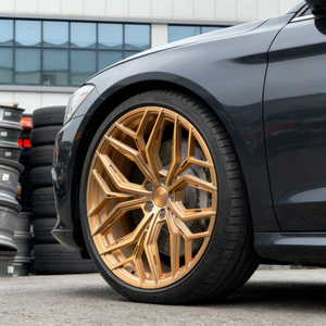 Jantes en bronze brossé forgées sur mesure 18-22 pouces 5x112 Jantes sport pour <span class=keywords><strong>Audi</strong></span> A4 A5 A6 A7 A8 Q5 Q7 Q8 - Product Image 1