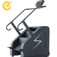 Máquina Eléctrica de Escalada para Ejercicio de Cuerpo Completo en Interiores, con Resistencia Ajustable, Contador de Datos HD y Base Antideslizante Grande