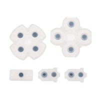 5PCS Pièces De Rechange Pour PS4 Contrôleur Conducteur Tampons En Caoutchouc De Silicone Pour P4 JDS JDM 030 D Pad Bouton