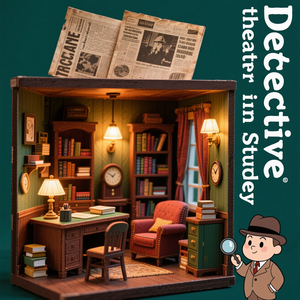 <span class=keywords><strong>Mystery</strong></span> Bookstore 3D LED Light Puzzle incandescente Mini legno artigianale regalo di natale per la decorazione della casa per i collezionisti - Product Image 4