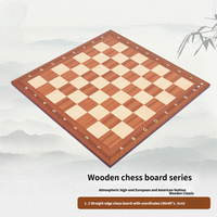 Jeu d'échecs en bois de luxe, grand échiquier professionnel, jeu de société familial pour enfants et adultes, cadeau d'échecs
