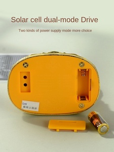 Zangcun Solar Runner Ornements de baril d'or Tambour rotatif en métal Console centrale Décor de voiture et décor à la maison Tableau de bord - Product Image 5