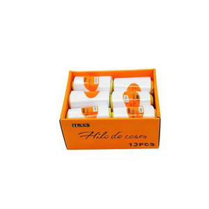 Ilan Hilo De Cose White 2750 M <b>Sewing</b> Thread 12 Pcs <b>Box</b> - Product Image 1