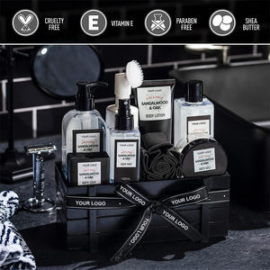 Coffret cadeau <span class=keywords><strong>de</strong></span> spa corporel aromatique en bois <span class=keywords><strong>de</strong></span> santal <span class=keywords><strong>de</strong></span> luxe pour hommes, comprenant un gel douche et une lotion pour le corps dans un panier <span class=keywords><strong>de</strong></span> <span class=keywords><strong>salle</strong></span> <span class=keywords><strong>de</strong></span> <span class=keywords><strong>bain</strong></span> - Product Image 5