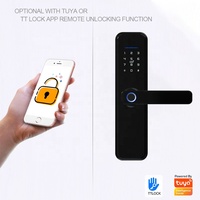 Alibaba Cloud Serrure intelligente étanche App Empreinte digitale Casier à bagages intelligent Serrure à poignée WIFI Télécommande tuya TT serrures intelligentes