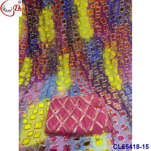 Lisami Rts Thời Trang Lụa Thật 3,5-y Diract + 2y Garbasar Với Hoa Nhung Cắt Tay Sang Trọng Sudan Toob Lụa Mềm Lạ Mắt - Product Image 3