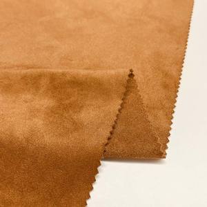 الصين مصنع النسيج النسيج المواد الخام من جلد الغزال ، أبيض جلد مدبوغ سويدي محبوك من الألياف الدقيقة/ - Product Image 2