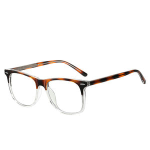 Gafas ópticas con degradado cuadrado neutro a <span class=keywords><strong>la</strong></span> moda TR90 con luz antiazul, colores de montura opcionales en negro, azul y gris - Product Image 6